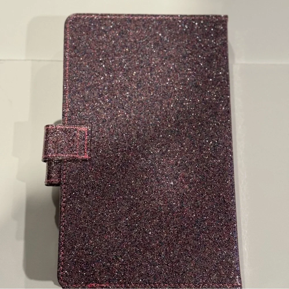 VICTORIA'S SECRET ANGEL WING PURPLE GLITTER JOURNAL NOTEBOOK No Pen